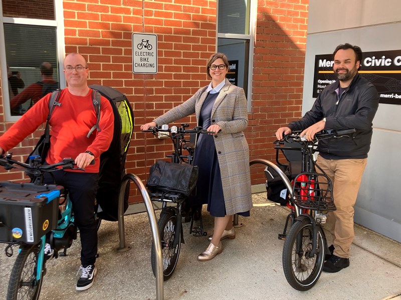 Parents who attended the round table on vulnerable road users.