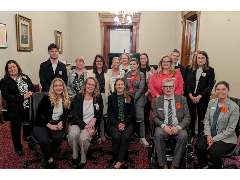 Members of Leadership Great South Coast met with their local MP Roma Britnell, Member for South-West Coast, at Parliament House.