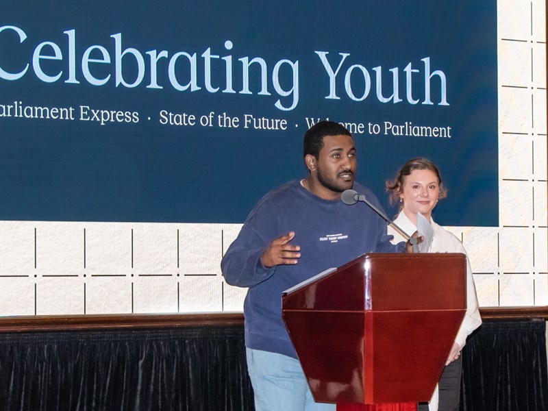 Young Victorian ideas celebrated at parliament